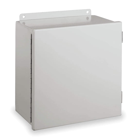 Wiegmann B141206CH NEMA 12 JIC Box Continuous Hinge, Steel, 14" x 12" x 6" CA3