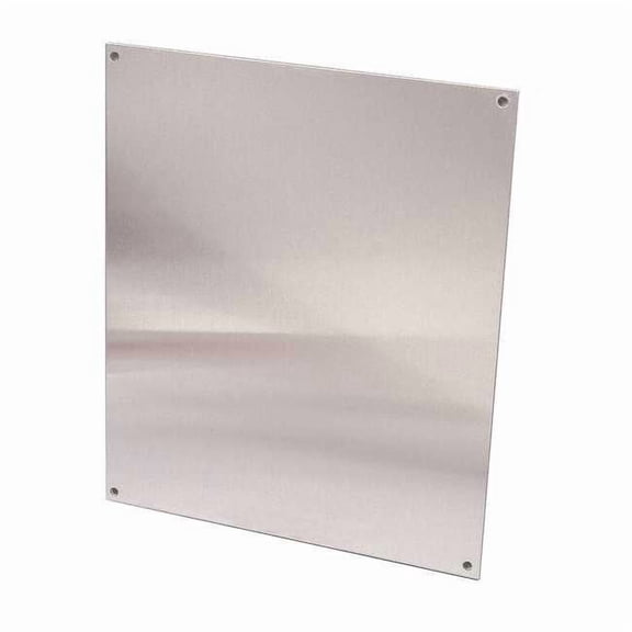 Hubbell-Wiegmann Back Panel, 12 Gangs, Aluminum HW-MP1008A