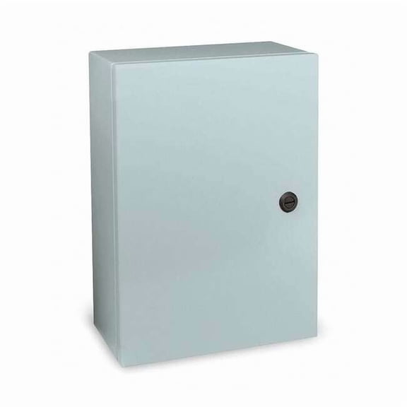 1/4 Turn Latch Electrical Enclosures, 16 in H, 6 in D, 12 in W, 12, 13, 3R, 4, Steel