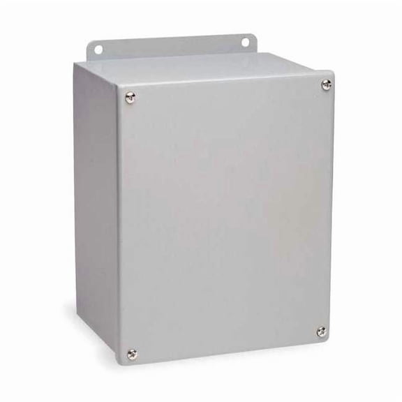 Wiegmann Enclosure,Mtlc,8In.Hx 6In.Wx3.5In.D B080603SC