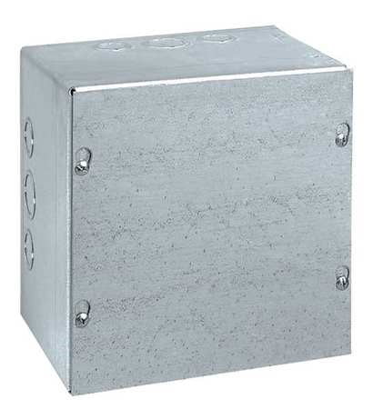 Wiegmann Galvanized Gray Junction Box Enclosure