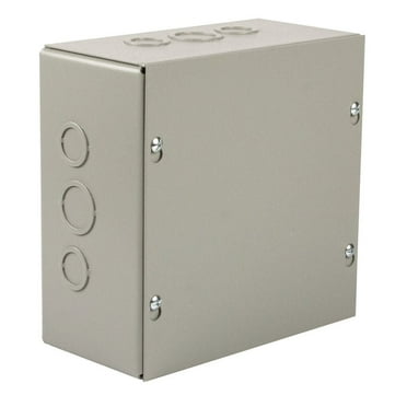 Wiegmann Enclosuresr,Mtlic,8In.Hx 8In.Wx8In.D SC080808
