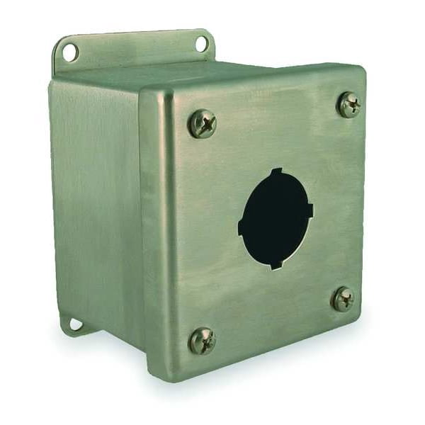 30mm Pushbutton Enclosure - Steel Slimline Electrical Box 4"H