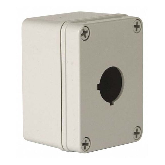 Wiegmann Pushbutton Enclosure,4.34" H,22mm Hole HW-PN4X1PB-22