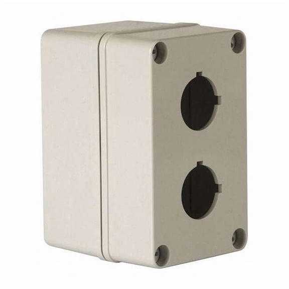 Wiegmann Pushbutton Enclosure,5.12" H,22mm Hole HW-PN4X2PB-22