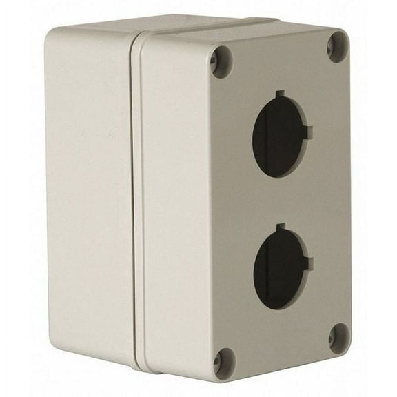 Wiegmann Pushbutton Enclosure,5.12" H,22mm Hole HW-PN4X2PB-22