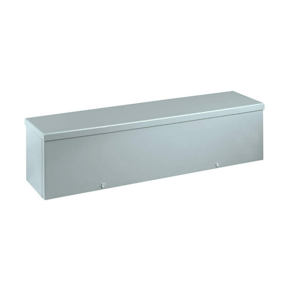 Wiegmann RSCG060636GNK RSCG-Series NEMA 3R Screw Cover Wiring Trough, No Knockouts, Galvanized Steel, 6" x 6" x 36" J101