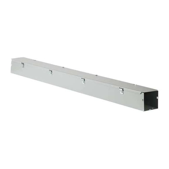 Wiegmann Straight Section Wireway, 1 Rating, Steel, Powder Coated HS664NK