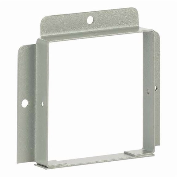 Wiegmann Wireway,Panel Adapter,4x4 Sq In,Gray PA0404