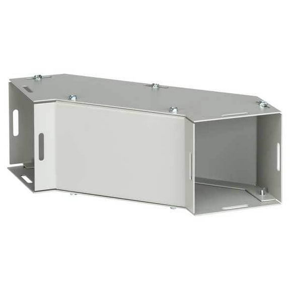 Wiegmann Wireway,Sweep Elbow,6x6 Sq In,Steel,Gray SL060690