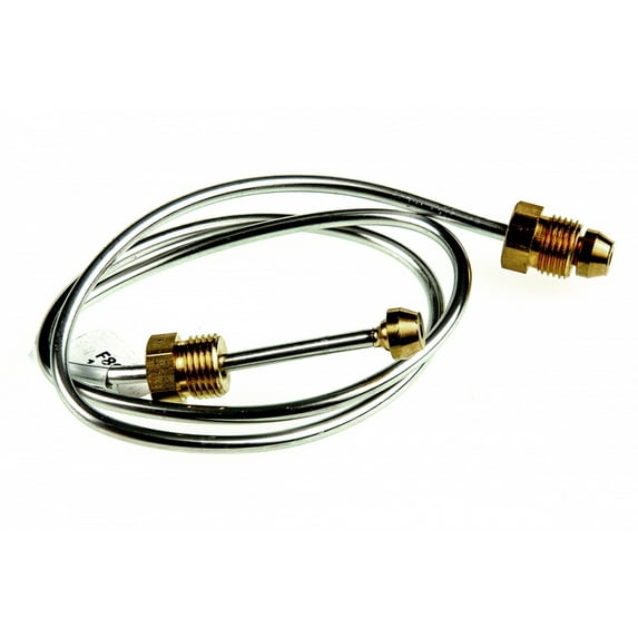(Price/Each)Weil Mclain 560742860 Tube Alum 1/8" O.D. x22-3/4" W/Fittings Pilot Tubing, With Compression Fittings, 1/8" O.D., Aluminum X 22 3/4" Long