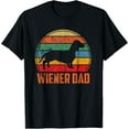 thumbnail image 1 of Wiener Dog Dad - Funny Dachshund Gift - Cute Weiner Dog T-Shirt, 1 of 4