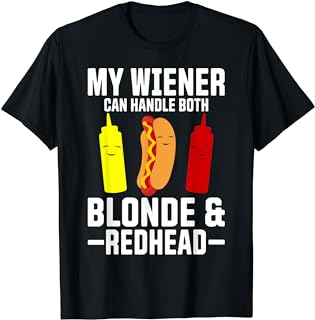 Wiener Funny Hot Dog T-Shirt - Walmart.com