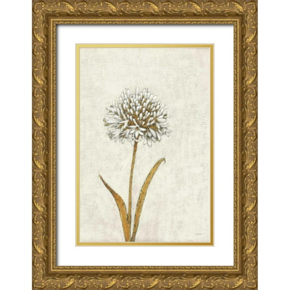 Wiens, James 11x14 Gold Ornate Wood Framed with Double Matting Museum Art Print Titled - Shimmering Summer I Ivory