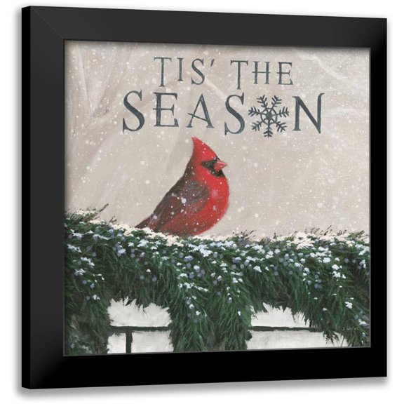 Wiens, James 12x12 Black Modern Framed Museum Art Print Titled - Christmas Affinity X