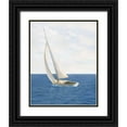 thumbnail image 1 of Wiens, James 12x14 Black Ornate Wood Framed with Double Matting Museum Art Print Titled - A Day at Sea II, 1 of 4