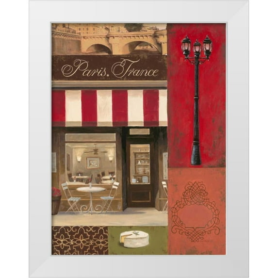 Wiens, James 12x14 White Modern Wood Framed Museum Art Print Titled - Meeting Place