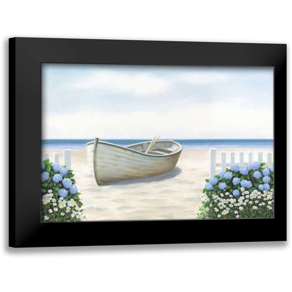 Wiens, James 14x11 Black Modern Framed Museum Art Print Titled - Beach Days I