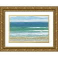 thumbnail image 1 of Wiens, James 14x11 Gold Ornate Wood Framed with Double Matting Museum Art Print Titled - Shoreline, 1 of 4