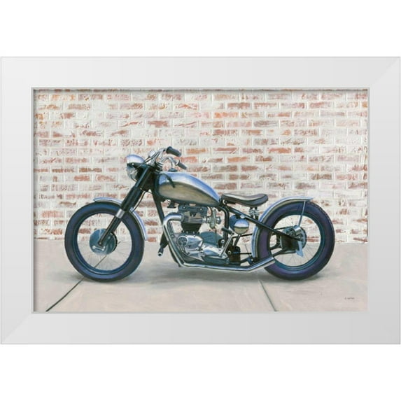 Wiens, James 14x11 White Modern Wood Framed Museum Art Print Titled - Lets Roll II