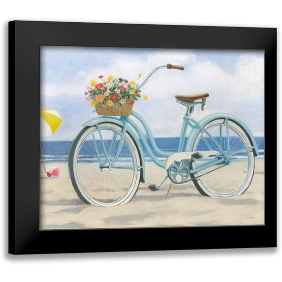 Wiens, James 14x12 Black Modern Framed Museum Art Print Titled - Beach Time III