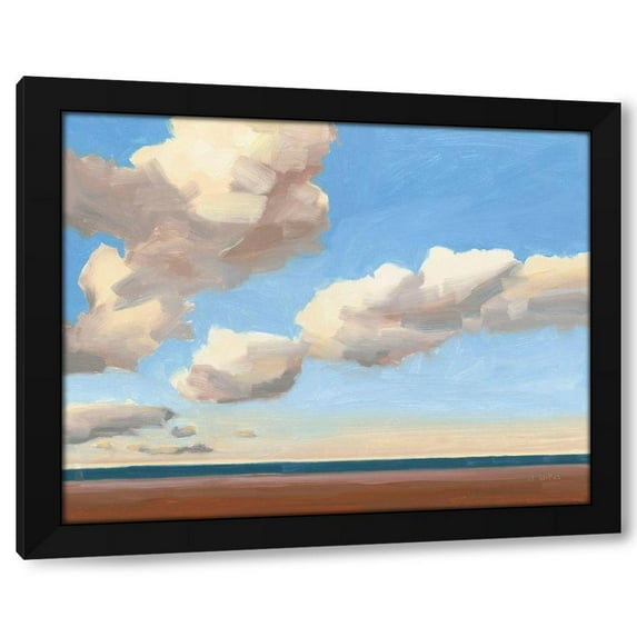 James Wiens 14x12 Black Modern Wood Framed Wall Art Titled - Seascape III