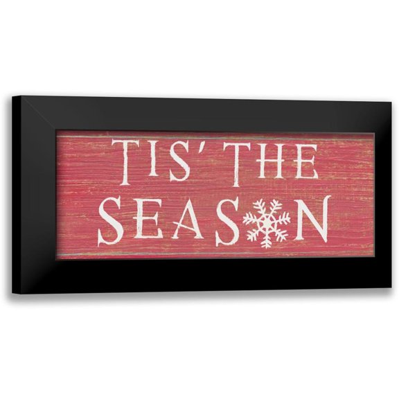 Wiens, James 14x8 Black Modern Framed Museum Art Print Titled - Christmas Affinity IV Red