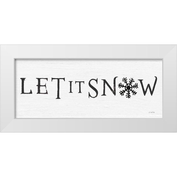 Wiens, James 14x8 White Modern Wood Framed Museum Art Print Titled - Christmas Affinity I BW