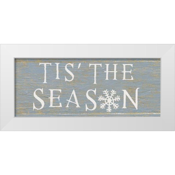 Wiens, James 14x8 White Modern Wood Framed Museum Art Print Titled - Christmas Affinity IV Grey