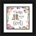 thumbnail image 1 of Wiens, James 15x15 Black Ornate Wood Framed with Double Matting Museum Art Print Titled - Beautiful Country VII, 1 of 4