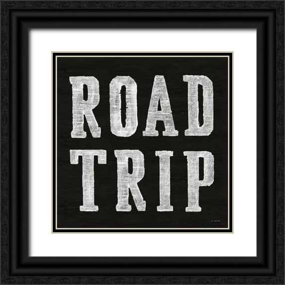 Wiens, James 15x15 Black Ornate Wood Framed with Double Matting Museum Art Print Titled - Lets Roll VI