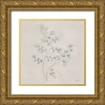 thumbnail image 1 of Wiens, James 15x15 Gold Ornate Wood Framed with Double Matting Museum Art Print Titled - Soft Summer Sketches IV Sq, 1 of 4