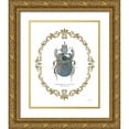 thumbnail image 1 of Wiens, James 15x18 Gold Ornate Wood Framed with Double Matting Museum Art Print Titled - Adorning Coleoptera IV, 1 of 4