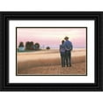 thumbnail image 1 of Wiens, James 18x13 Black Ornate Wood Framed with Double Matting Museum Art Print Titled - Family Farm, 1 of 4