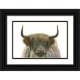 thumbnail image 1 of Wiens, James 18x13 Black Ornate Wood Framed with Double Matting Museum Art Print Titled - Highlander, 1 of 4