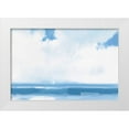 thumbnail image 1 of Wiens, James 18x13 White Modern Wood Framed Museum Art Print Titled - Oceanview Sail, 1 of 4