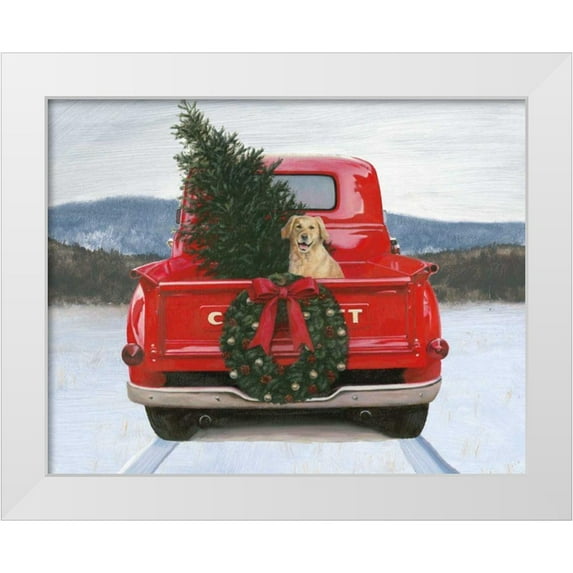 Wiens, James 18x15 White Modern Wood Framed Museum Art Print Titled - Christmas in the Heartland IV