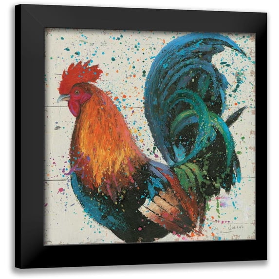 Wiens, James 20x20 Black Modern Framed Museum Art Print Titled - Farm Proud II