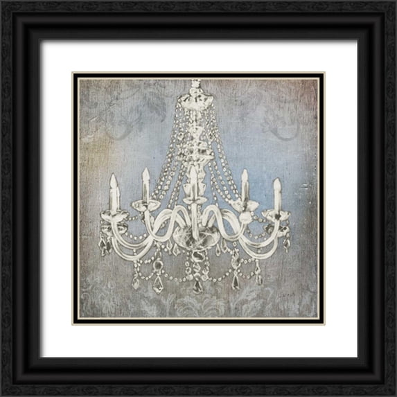 Wiens, James 20x20 Black Ornate Wood Framed with Double Matting Museum Art Print Titled - Luxurious Lights II