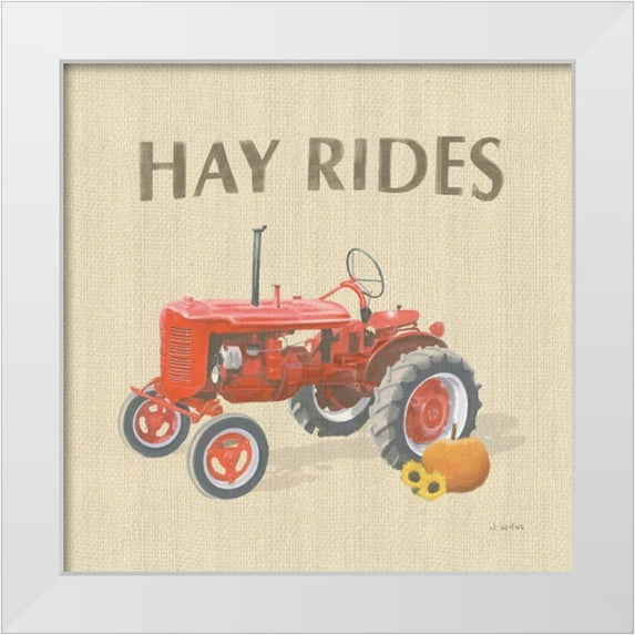 Wiens, James 20x20 White Modern Wood Framed Museum Art Print Titled - Heartland Harvest Moments V