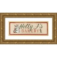 thumbnail image 1 of Wiens, James 24x11 Gold Ornate Wood Framed with Double Matting Museum Art Print Titled - Holiday Moments IX v2, 1 of 4