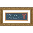 thumbnail image 1 of Wiens, James 24x11 Gold Ornate Wood Framed with Double Matting Museum Art Print Titled - Holiday Moments X v2, 1 of 4