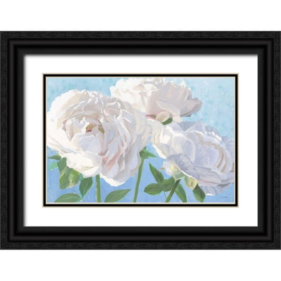 Wiens, James 24x17 Black Ornate Wood Framed with Double Matting Museum Art Print Titled - Essence of June I