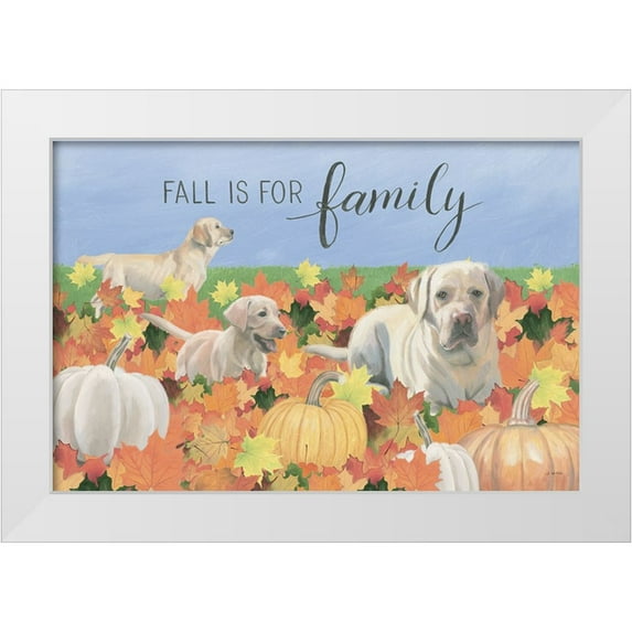 Wiens, James 24x17 White Modern Wood Framed Museum Art Print Titled - Fall at the Farm I
