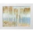 thumbnail image 1 of Wiens, James 24x19 White Modern Wood Framed Museum Art Print Titled - Summer Birches, 1 of 4