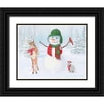 thumbnail image 1 of Wiens, James 24x20 Black Ornate Wood Framed with Double Matting Museum Art Print Titled - Dressed for Christmas I, 1 of 4