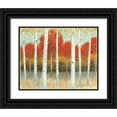 thumbnail image 1 of Wiens, James 24x20 Black Ornate Wood Framed with Double Matting Museum Art Print Titled - Fall Promenade I Crop, 1 of 4