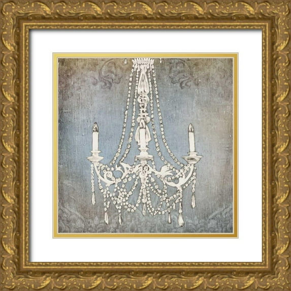 Wiens, James 26x26 Gold Ornate Wood Framed with Double Matting Museum Art Print Titled - Luxurious Lights IV
