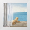thumbnail image 1 of Wiens, James 26x26 White Modern Wood Framed Museum Art Print Titled - Blue Breeze II, 1 of 4