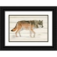thumbnail image 1 of Wiens, James 32x23 Black Ornate Wood Framed with Double Matting Museum Art Print Titled - Northern Wild II on Wood, 1 of 4